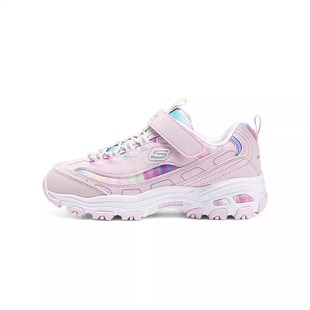 Skechers斯凯奇秋冬新款女童魔术贴老爹鞋轻质舒适熊猫鞋303905L