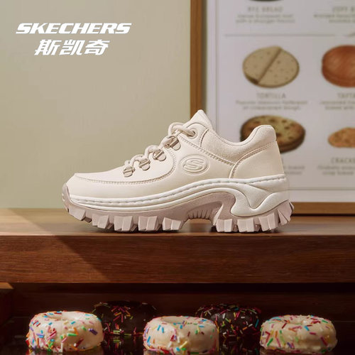 斯凯奇蜜糕鞋女子时尚复古老爹鞋