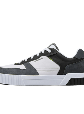 Skechers斯凯奇男鞋秋冬新款透气舒适防滑耐磨休闲板鞋254040W