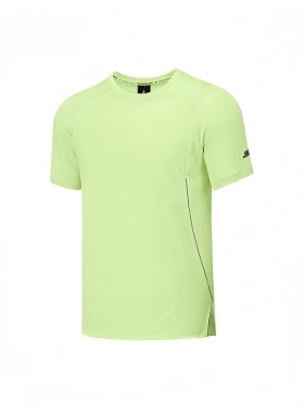 Skechers斯凯奇舒适款短袖运动速干T恤新款男款梭织圆领P225M018
