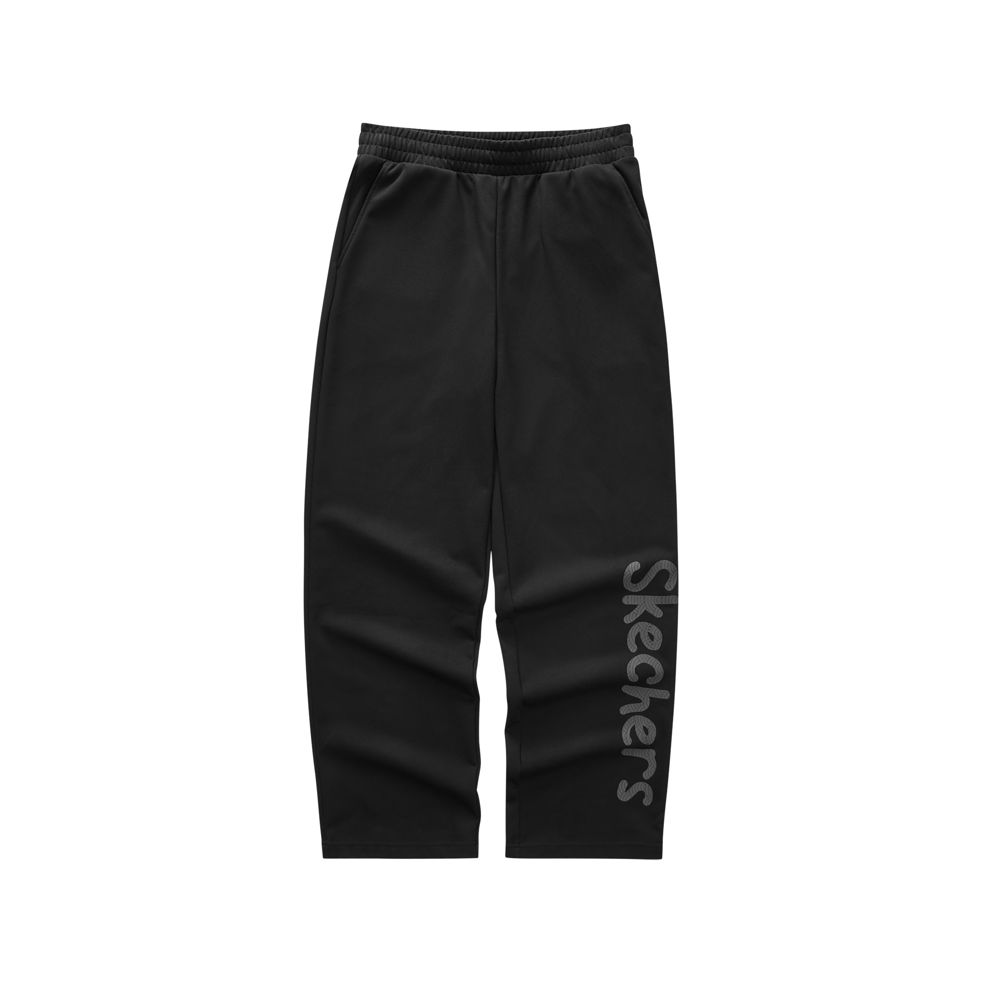 Skechers斯凯奇新款女士休闲运动针织长裤简约百搭阔腿裤L124W003 - 东烽体育运动集合店出品