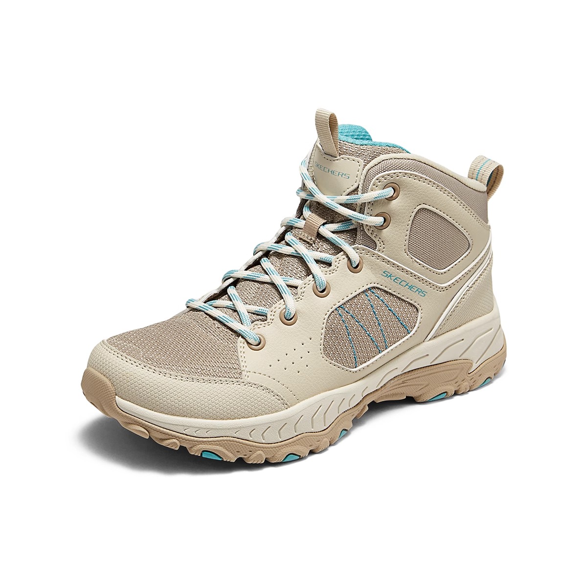 斯凯奇秋冬款女士复古高帮户外鞋