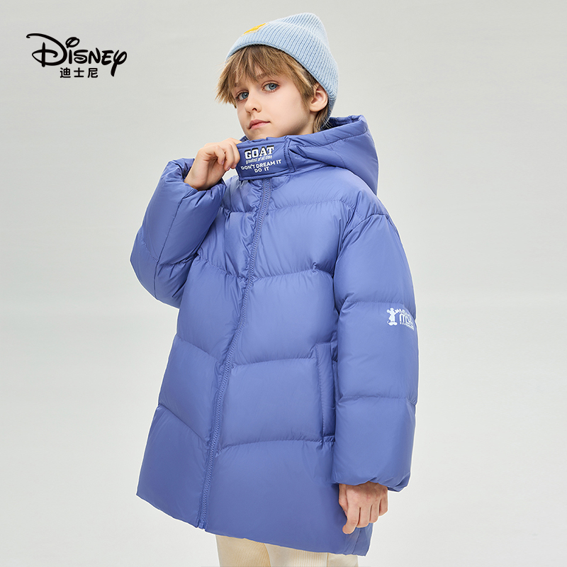《丽丽姐专享》迪士尼儿童羽绒服90白鸭绒保暖时尚WKE4SU319