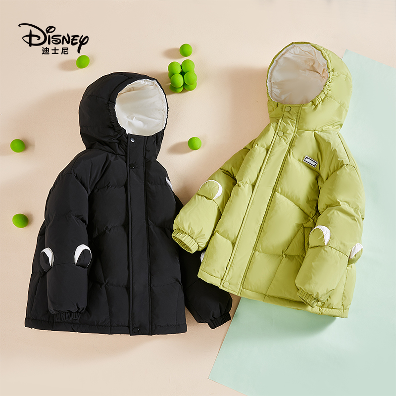 《丽丽姐专享》迪士尼儿童羽绒服90白鸭绒保暖时尚WKE4SU316