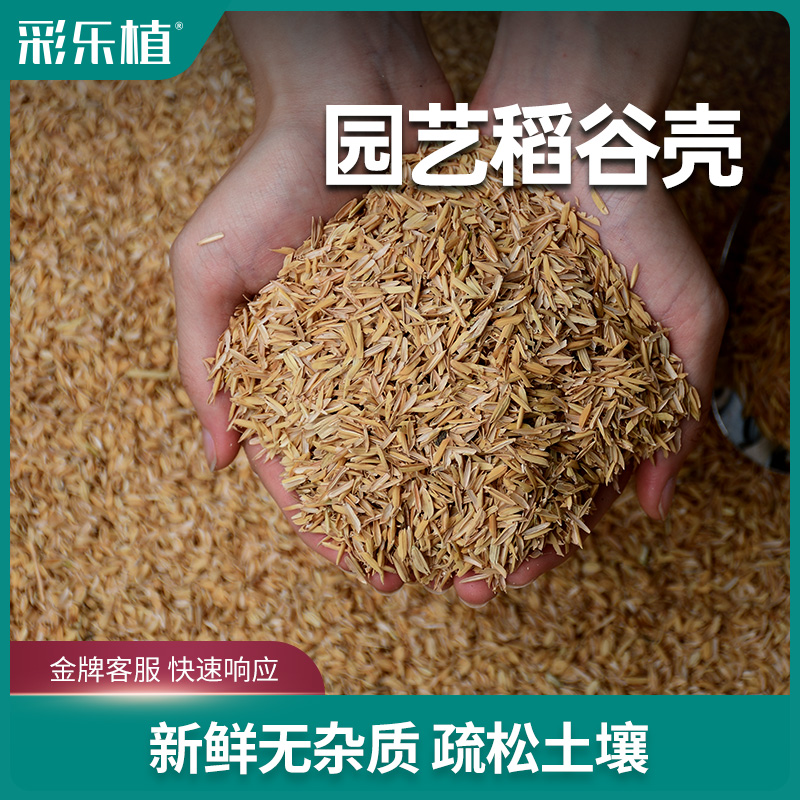 新鲜稻壳种花基质营养土