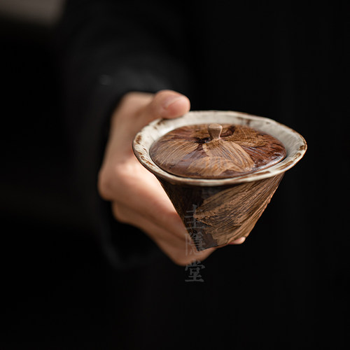 家用复古侘寂日式泡茶碗