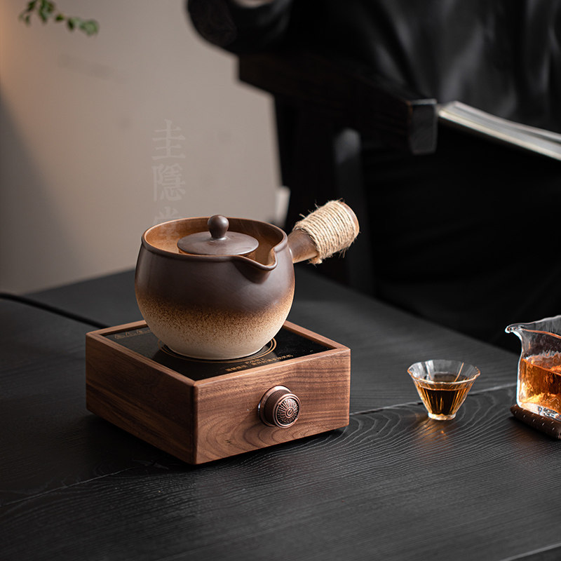 圭隐堂围炉煮茶器烤奶罐罐茶煮茶壶陶瓷侧把壶陶壶明火炭炉电陶炉,餐饮具,茶壶,淘宝优惠券,粉丝福利购,淘宝优惠卷