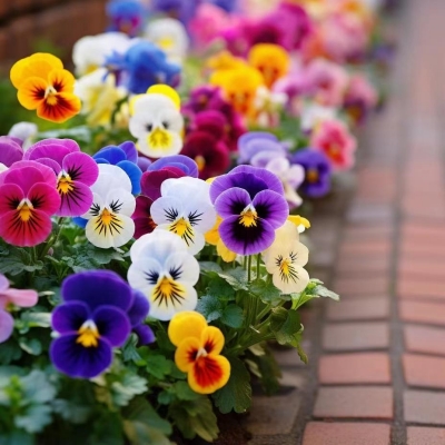 花种子卉四季开角堇籽盆栽