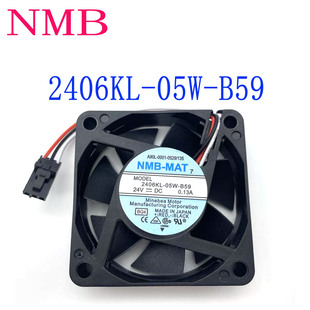 05W B59 6CM NMB 数控机床发那科风扇 0.13A 2406KL 24V 原装 6015