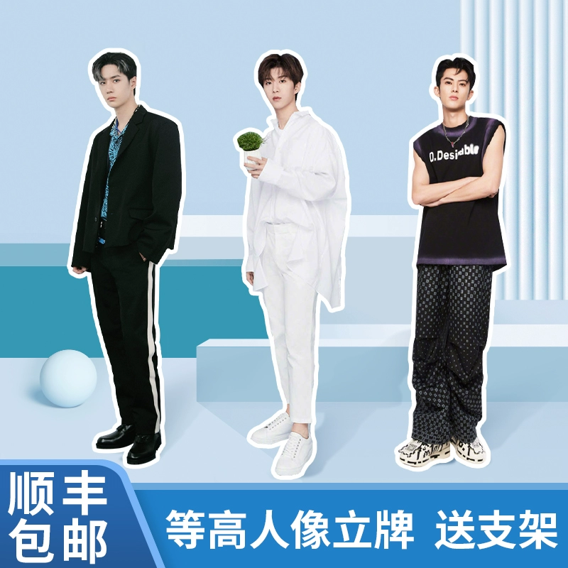 明星人形立牌人像等高kt板定制张凌赫肖战王一博易烊千玺