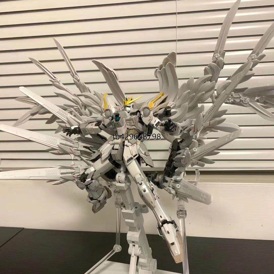高达大班8827白雪姬飞翼fix样式1/100掉毛天使12根矮星炮模型玩具