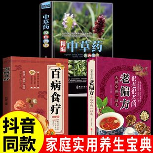 精编中国药典中药中草药原色图谱正版中草药图鉴图谱中国药材图鉴中医学百病食疗很老很老的老偏方