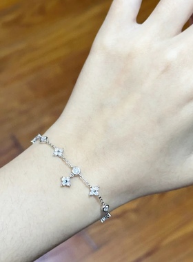 从爱之名繁星四叶花手链女