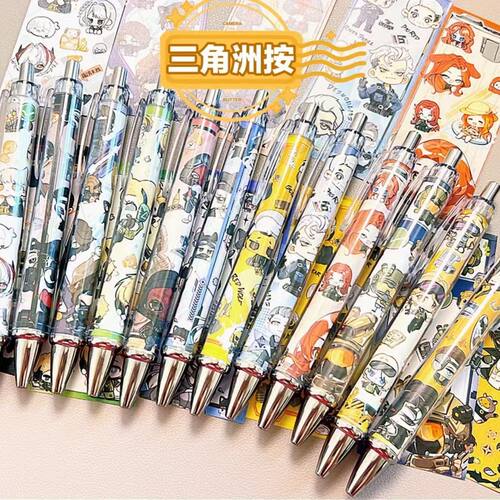 三角洲行动中性笔卡通麦小雯
