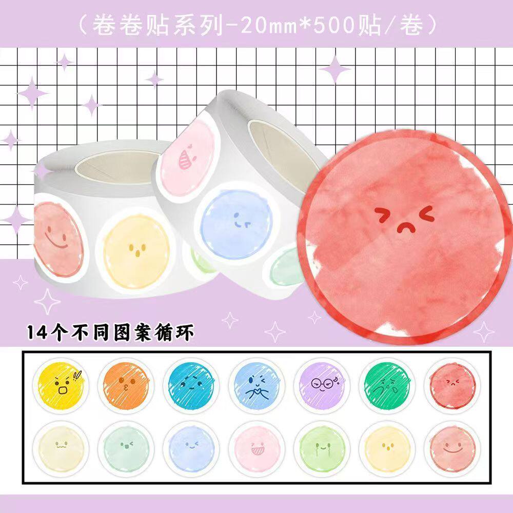心情小头像卷卷贴卡通简笔画水果