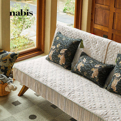 四叶草沙发垫|美式氛围感|四季通用套罩新中式防滑坐垫定制