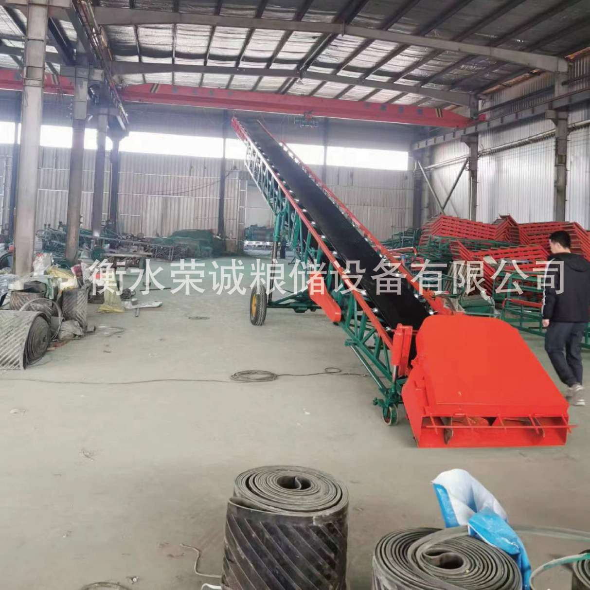 工业移动式输送机输送带流水线升降输送机装车卸货电动滚筒输送机