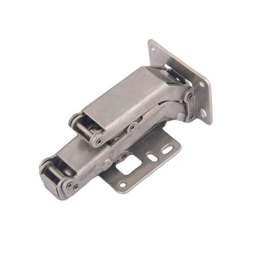 170度不锈钢门铰弹簧桥式柜门铰链汽车门铰合页厚门重型青蛙铰链