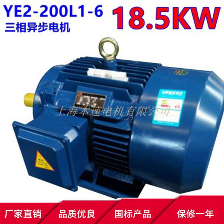 YE3系列三相电动机YE3-200L1-6 18.5KW千瓦6极三相异步电机 马达