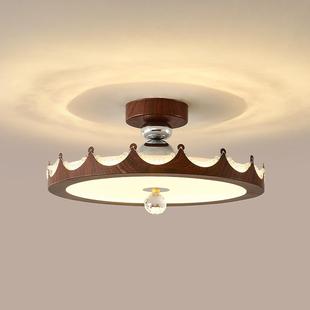 新款中古风卧室吸顶灯家用铁艺主卧室餐厅吧台复古高级感护眼灯具