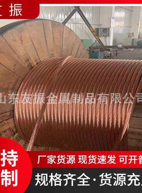 输变电站接地铜缆TJ-150硬铜绞线电气化铁路接触线 承力索