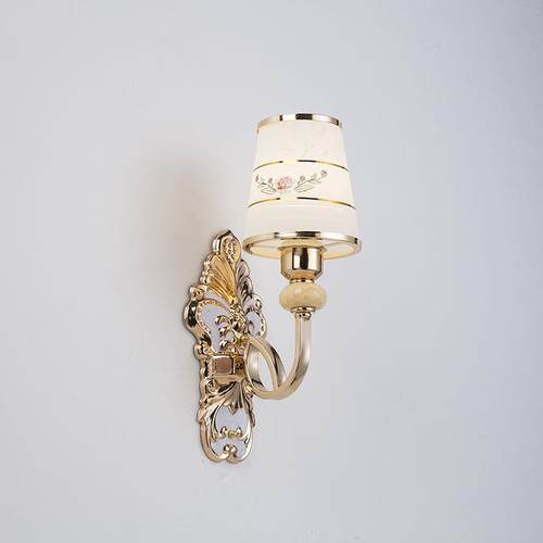 现代简约欧式卧室床头单头壁灯、客厅．过道．酒店工程实用壁灯