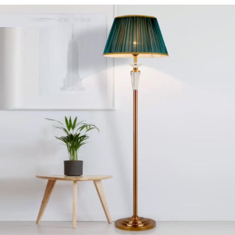 北欧风格布艺落地灯 客厅卧室家居装饰灯 跨境直供工程照明灯具