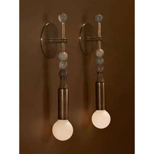 Apparatus复古设计样板房壁灯茶室卧室床头吧台酒店走廊洞石装饰