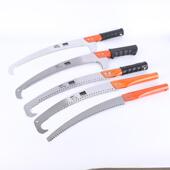 不锈钢伸缩杆高枝锯 磨齿弯钩锯 园林果树锯子树枝加长杆高空锯