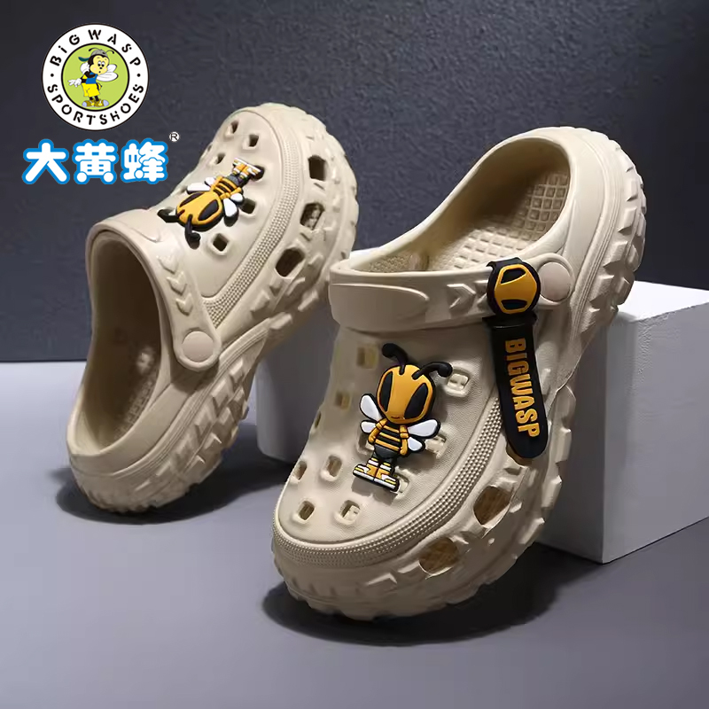 大黄蜂四季凉鞋卡通男童环保凉拖