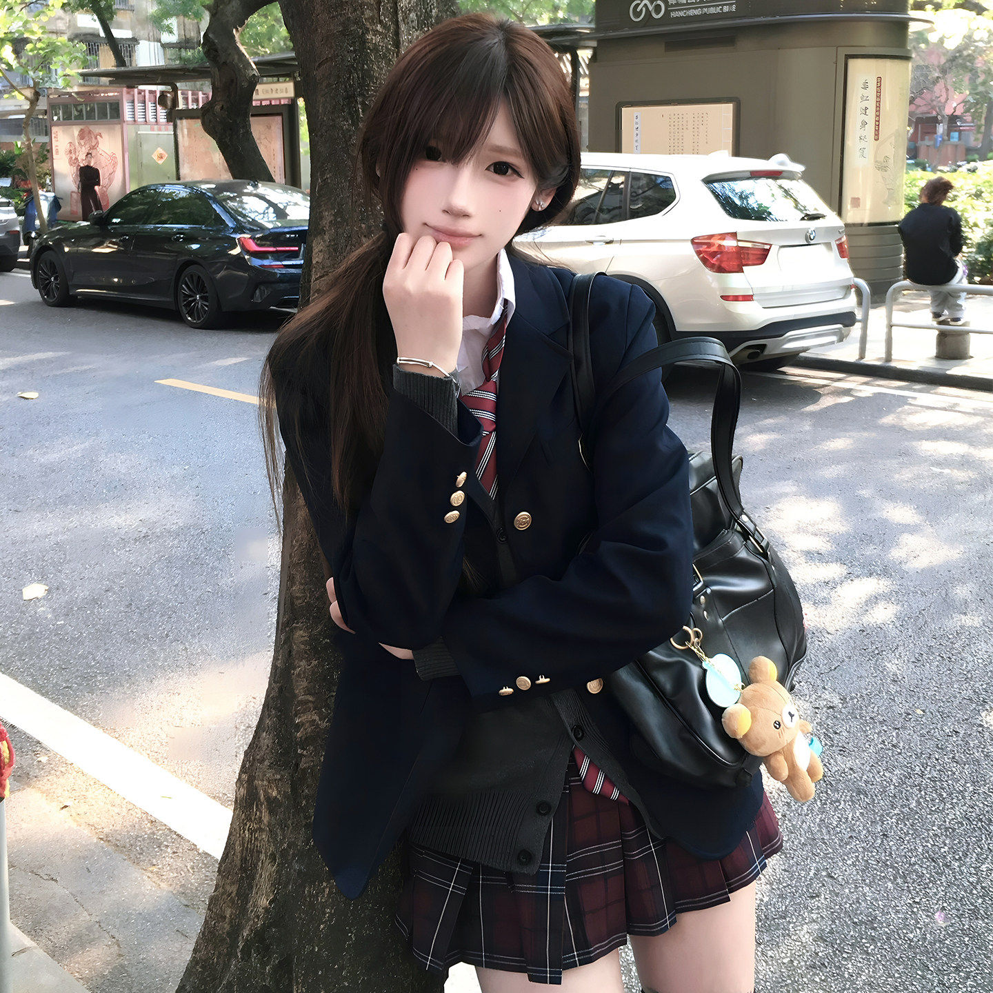 正版制服套装黑色西装外