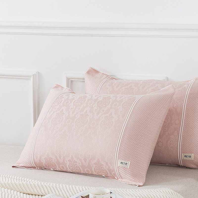 竹纤维防滑防脱落枕头巾