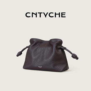 CNTYCHE 云朵包小众轻奢休闲斜挎女 堤喀鹿皮福袋包2025新款