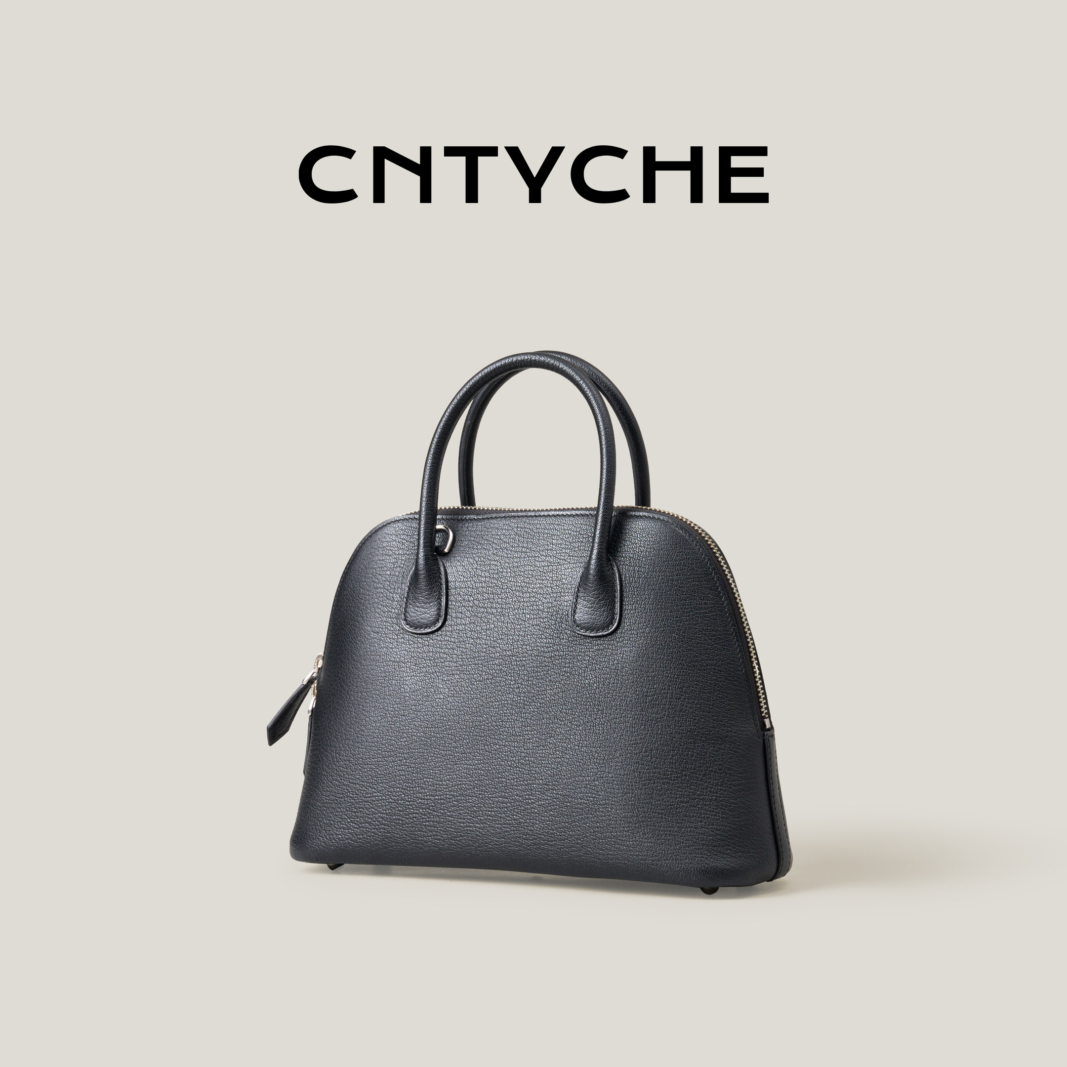 CNTYCHE/堤喀中号保龄球包包进口山羊皮2026新款手提单肩斜挎女包,箱包皮具/热销女包/男包,通用款女包,淘宝优惠券,粉丝福利购,淘宝优惠卷