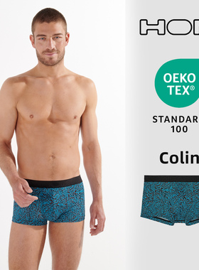 HOM法国男士平角内裤亲肤舒适防夹臀防卷边轻奢时尚底裤