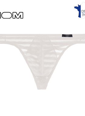 【新客户下拉抢尝新价】HOM男蕾丝内裤半透明丁字裤低腰高端小众