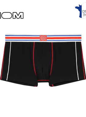 法国HOM男士内裤男生透气抗菌吸湿排汗运动训练高弹力平角裤