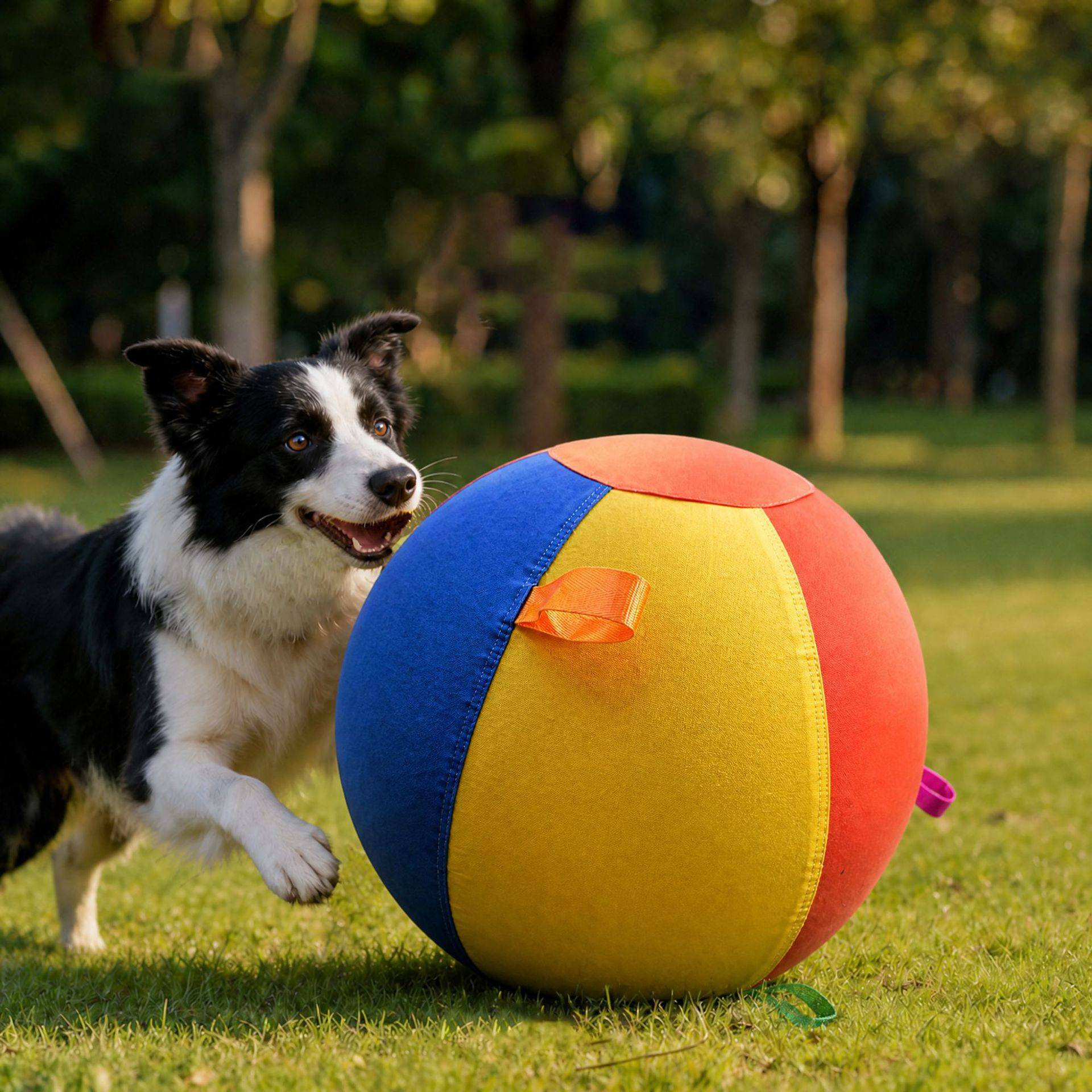 狗狗玩具球大型犬宠物牧马耐磨训练球充气超大特大号弹力pvc球套