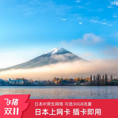 日本电话卡流量卡