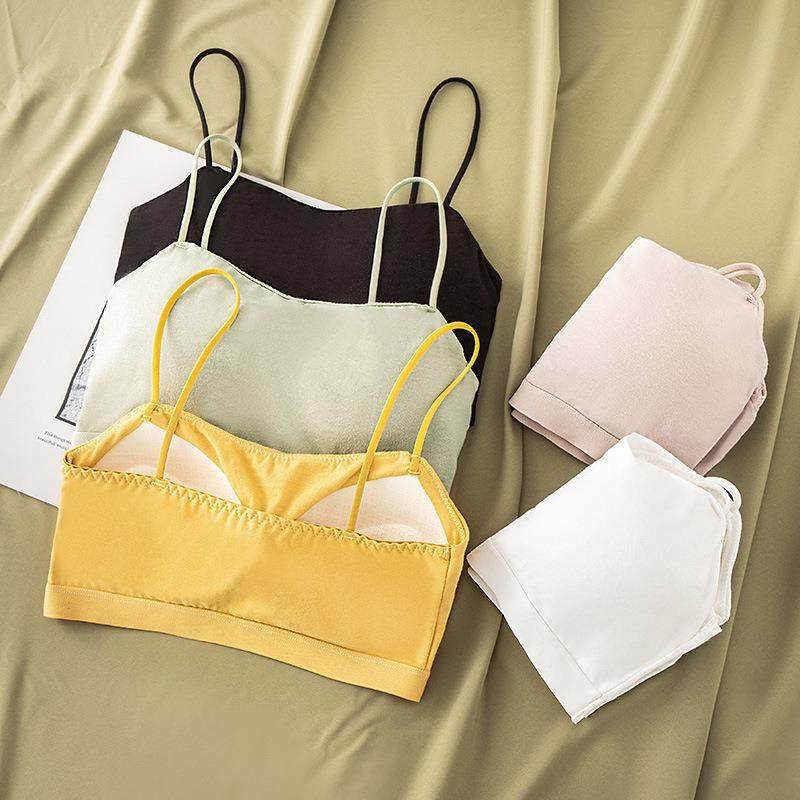 美背内衣女背心聚拢吊带薄款抹胸纯棉一体式文胸学生裹胸乳胶胸垫,女士内衣/男士内衣/家居服,抹胸,淘宝优惠券,粉丝福利购,淘宝优惠卷