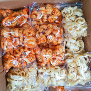 云南德宏正宗傣族特色小吃炸猪皮泡皮香脆猪皮香辣脆麻辣原味包邮