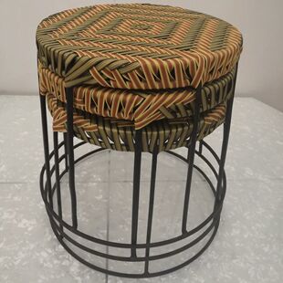 云南编藤矮凳凳子特色手工小凳子现代简约时尚梳妆凳藤椅精装藤木