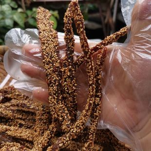 傣味牛肉干巴云南特产德宏傣族芝麻干巴火烤酥脆干巴即食零食100g