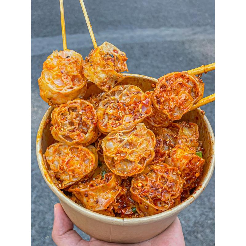 面藕吸汁面藕荞麦面藕面筋圈面藕圈凉拌面藕凉皮黑面藕粗粮代餐