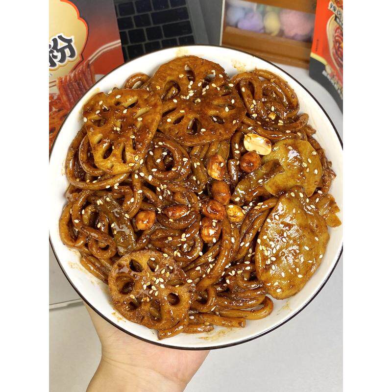 满小饱黑鸭拌粉周黑鸭武汉风味拌粉辣卤黑鸭酱速食干拌粉米线米粉