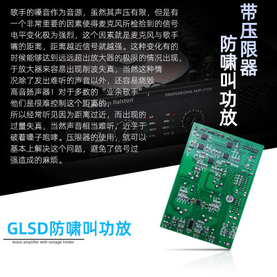 Glen?Ralston/格伦士顿专业纯后级功放大功率发烧级重低音舞台