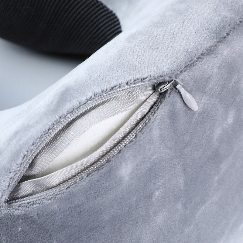 慢回弹u型枕 记忆棉护颈枕午睡靠枕 汽车火车飞机旅行枕纯色U形枕