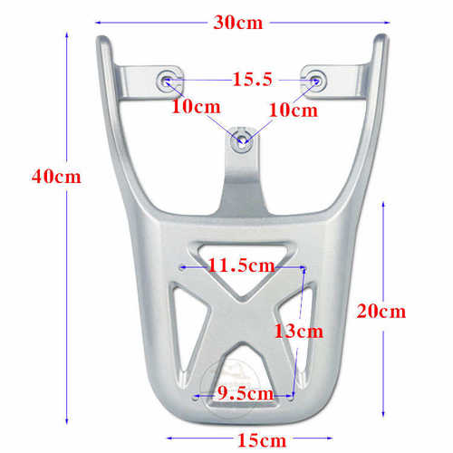 大环G04绿能云汐电动车改装尾箱加长后货架载物架10-16cm