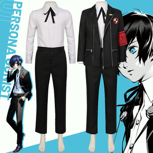异闻录3结城理cos服月光馆学院制服cosplay动漫表演服