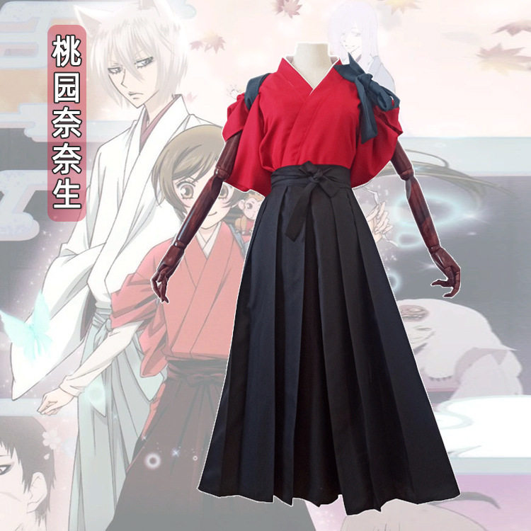 元气少女缘结神cosplay服桃园奈奈生cos服剑道裤和服二次元表演服